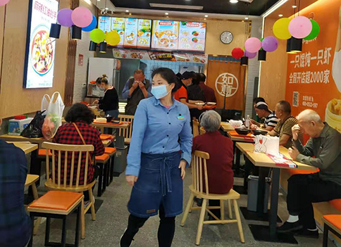 熱烈祝賀湖北咸寧如意餛飩鐘樓店盛大開業！