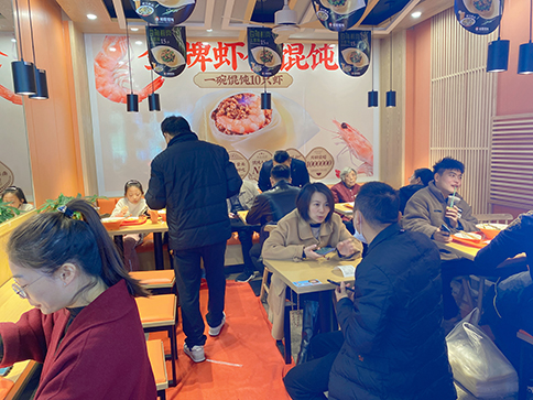 熱烈祝賀江蘇泰州如意餛飩海陵大潤(rùn)發(fā)店開(kāi)業(yè)大吉！